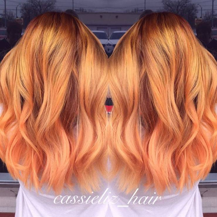 Pomarańczowe włosy
