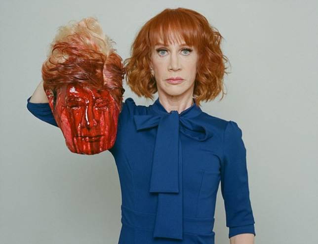 Kathy Griffin kontrowersyjne zdjęcie z głową Donalda Trumpa