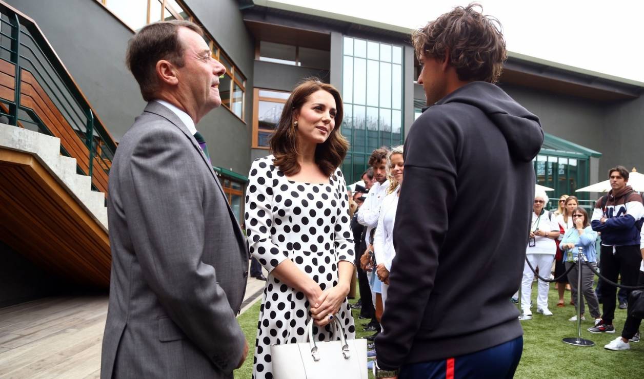Księżna Kate na turnieju tenisowym