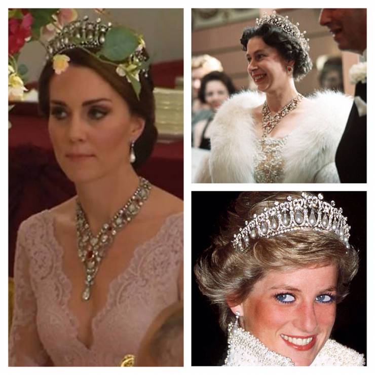 Królowa Elżbieta, Księżna Diana i Księżna Kate