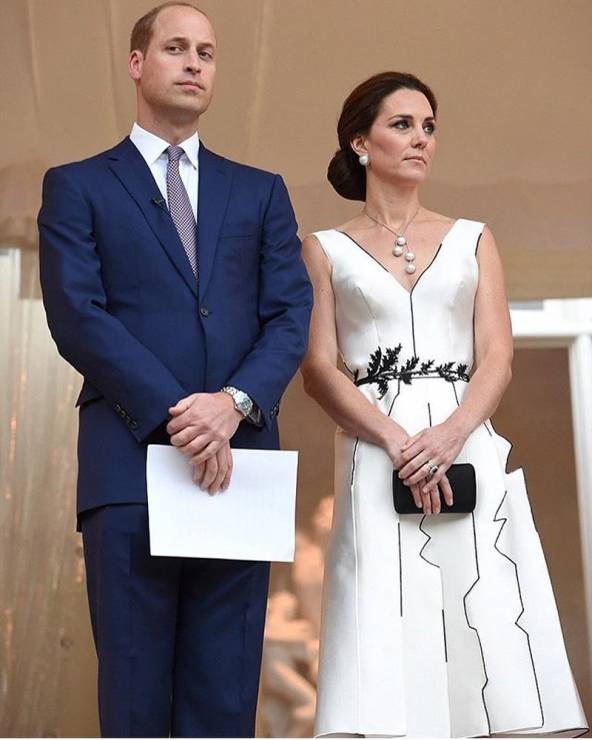 Księżna Kate Middleton w sukience Gosia Baczyńska