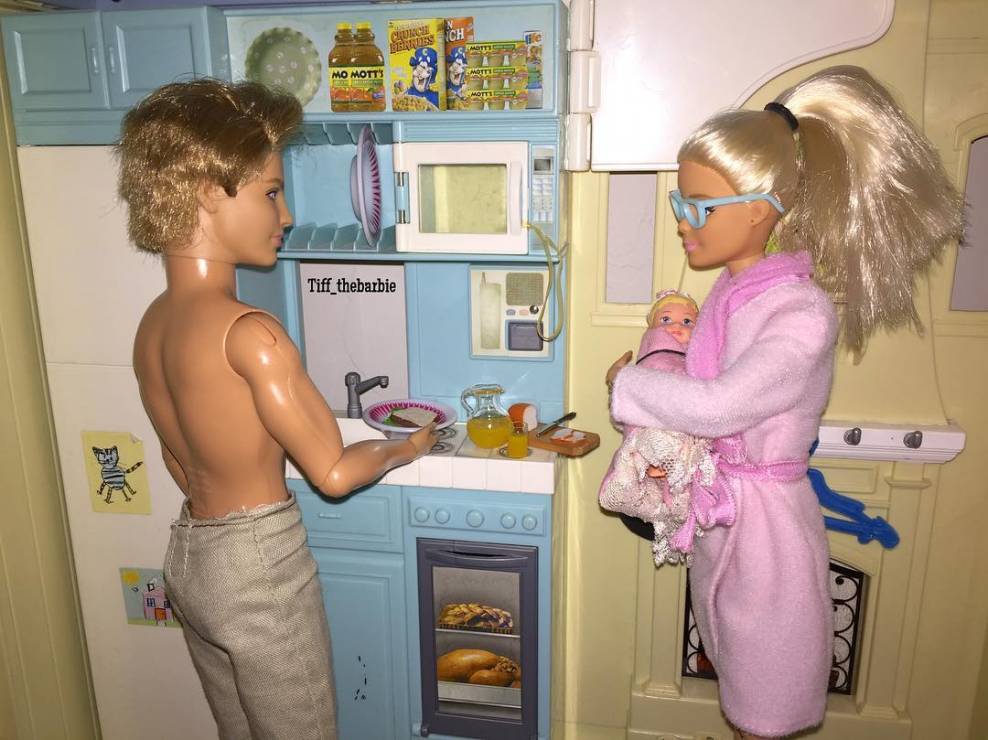 Barbie i Ken w kuchni