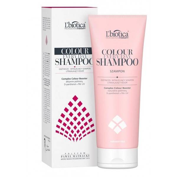 L'Biotica Professional Therapy Every Day Shampoo Colour, szampon utrwalający kolor