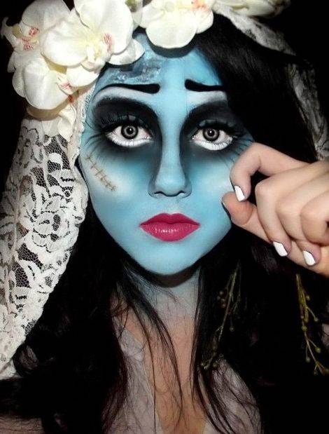 Makijaż na Halloween - panna młoda