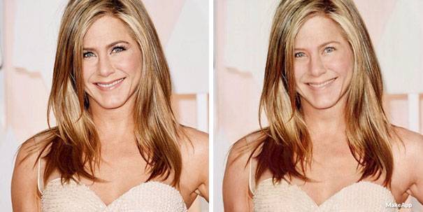 Aplikacja do usuwania makijażu - Jennifer Aniston