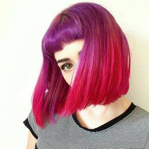 Fioletowe włosy - trend na jesień i zimę