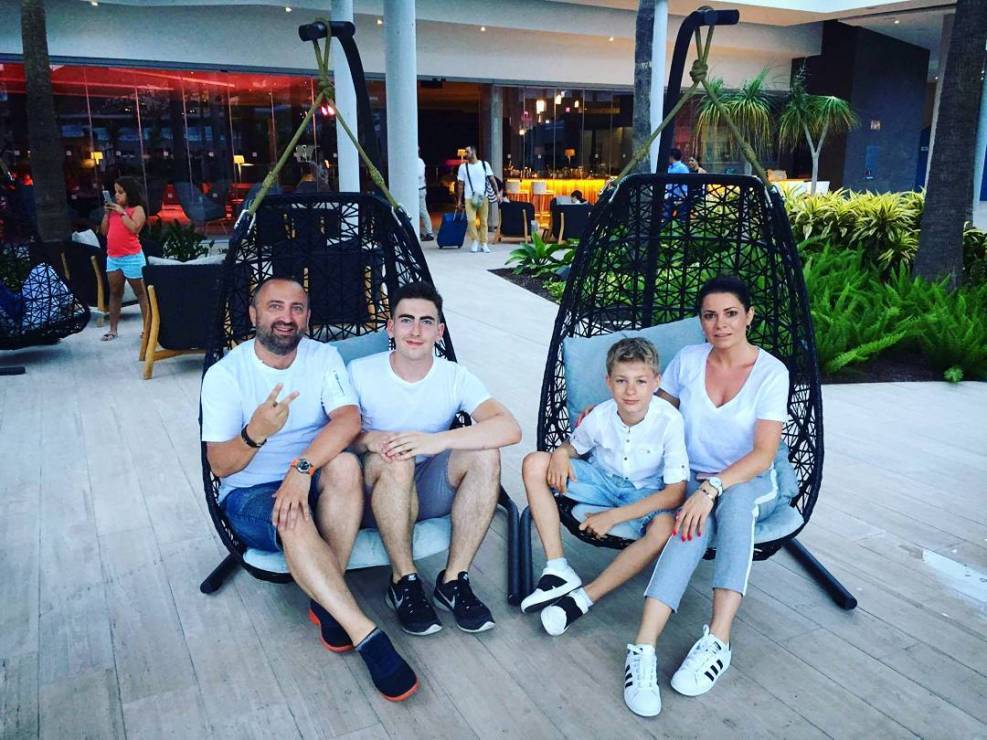 Joanna Górska na wakacjach z rodziną