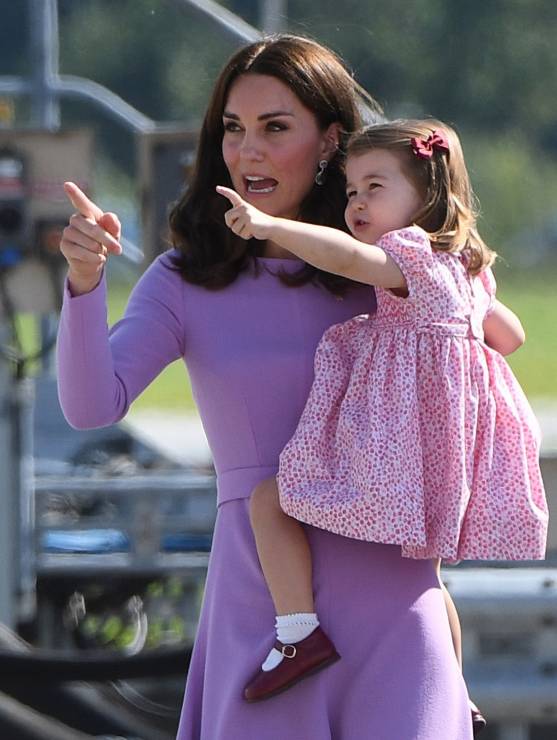Kate Middleton z córką Charlotte