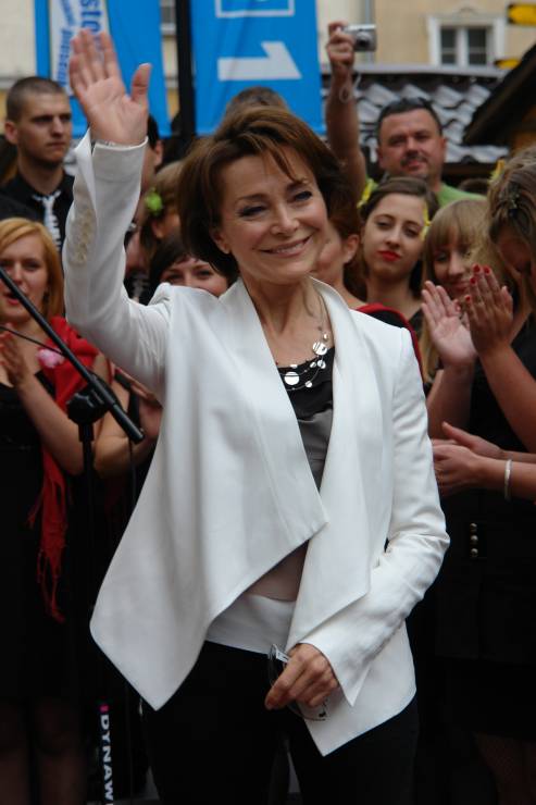 Irena Jarocka, odsłonięcie gwiazdy w Opolu, rok 2011