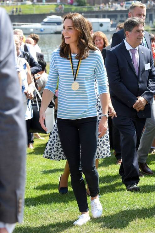 Kate Middleton w sportowej stylizacji Hugo Boss