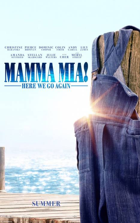 Plakat do filmu "Mamma Mia 2!"