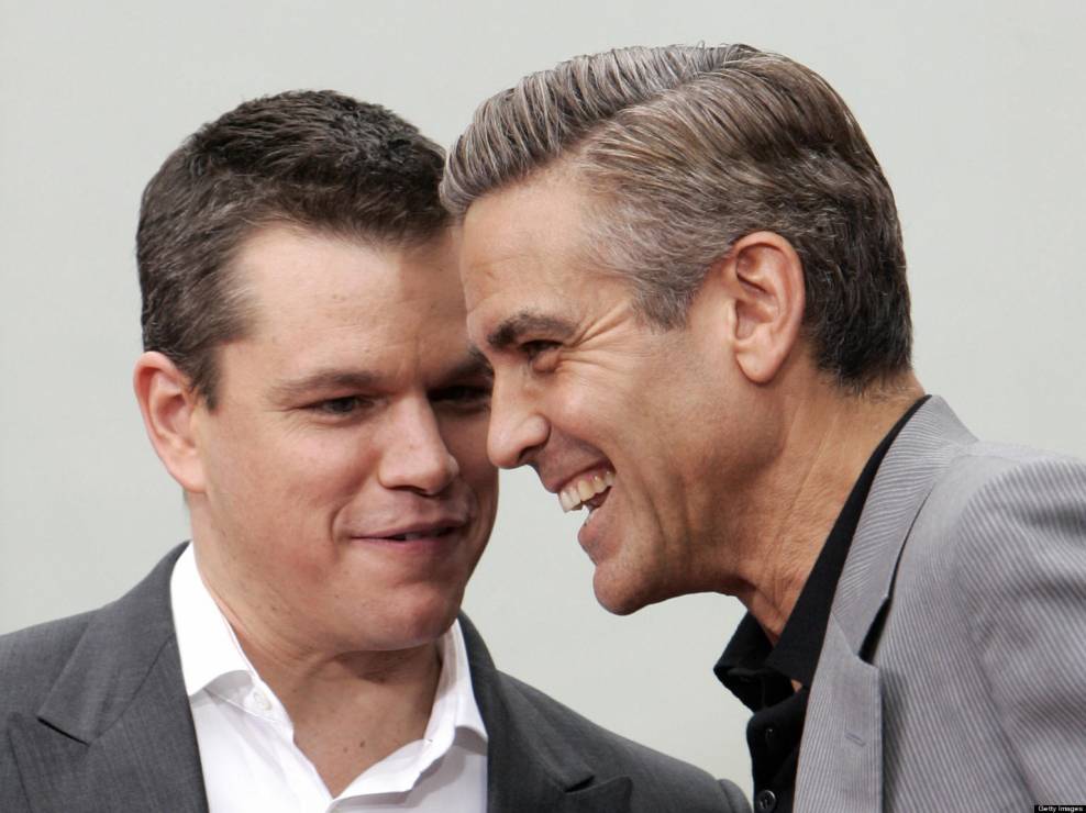 Matt Damon i George Clooney