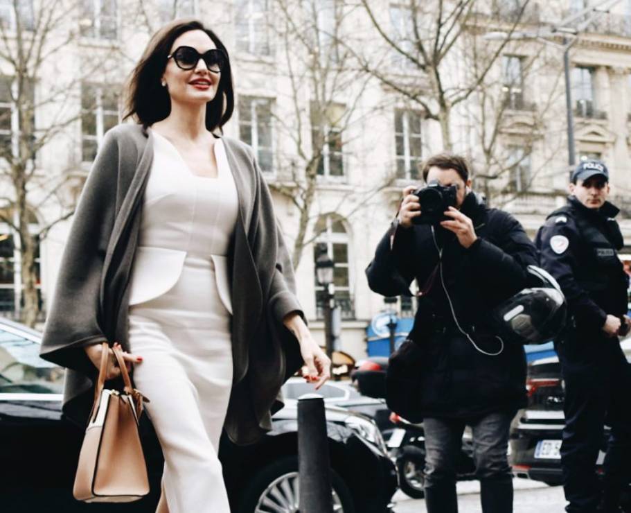 Angelina Jolie w Paryżu