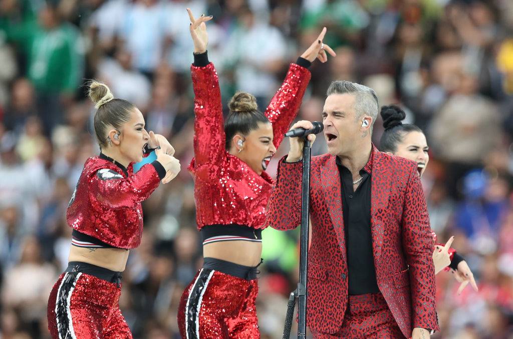 Mundial 2018 - Robbie Williams na ceremonii otwarcia
