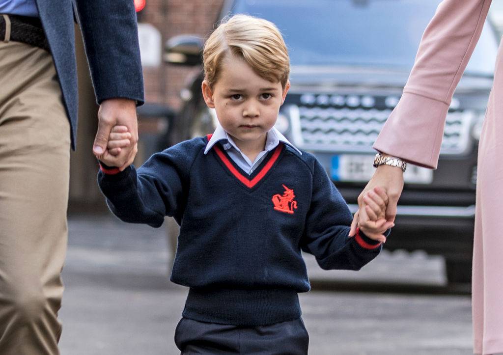 Książę George pierwszy dzień w szkole (2017)