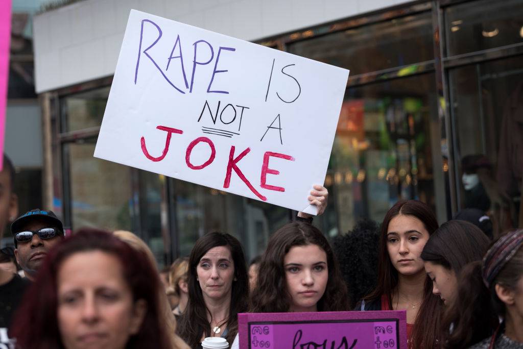 Marsz wspierający ofiary przemocy seksualnej, Los Angeles, listopad 2017