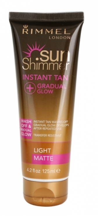 Zmywalny samoopalacz Rimmel Sun Shimmer Instant Tan