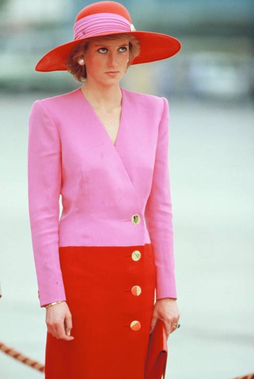 Księżna Diana w Kuwejcie, 1989 rok.