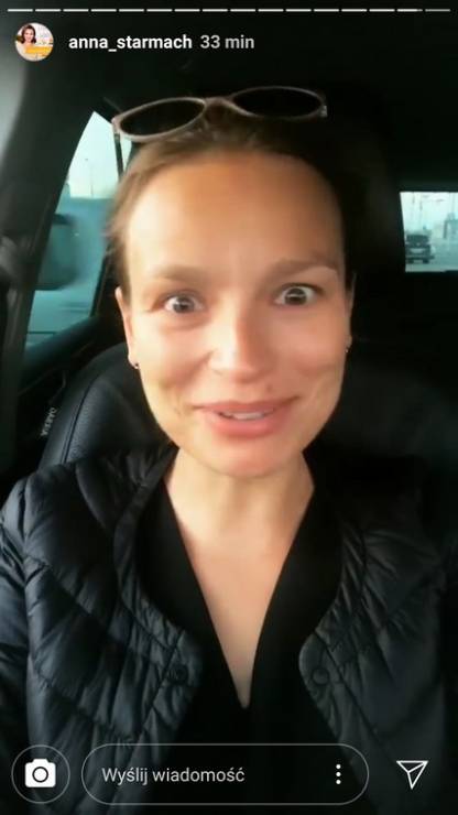 Ania Starmach w ciąży bez makijażu