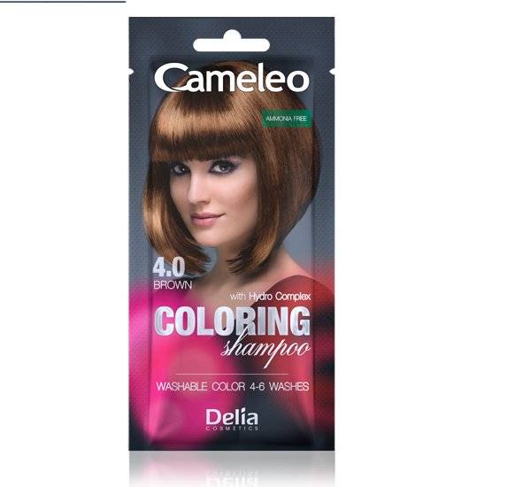 Cameleo  Coloring Shampoo 4-0 brąz