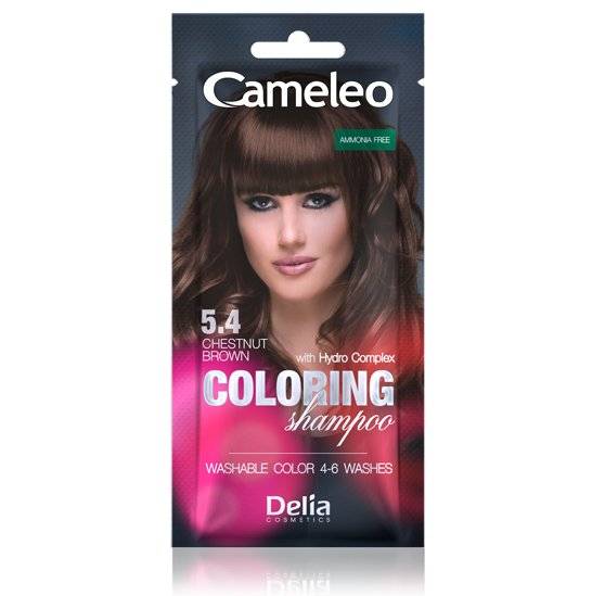 Cameleo  Coloring Shampoo kolor 5-4 kasztanowy brąz