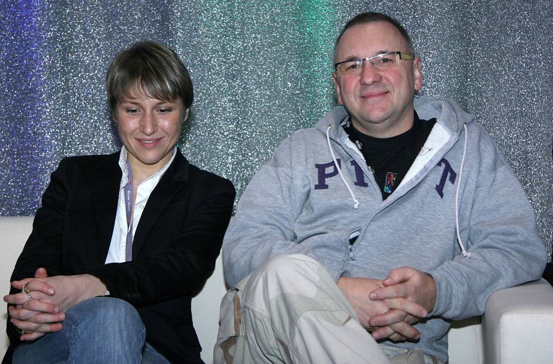 Jurek Owsiak z córką Olą, 2007 r.