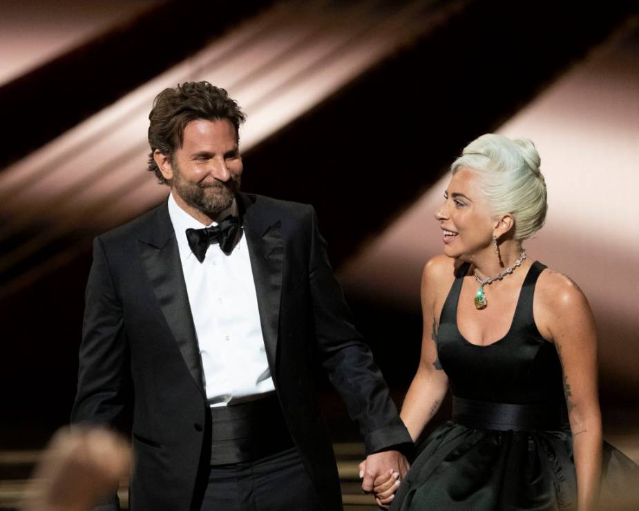 Lady Gaga i Bradley Cooper podczas Oscarów 2019