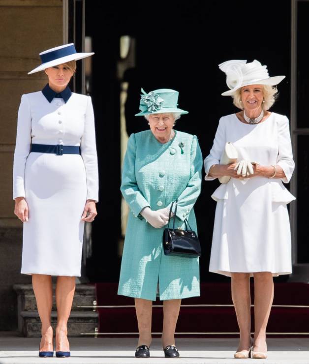 Melania Trump, Królowa Elżbieta II i Księżna Camilla