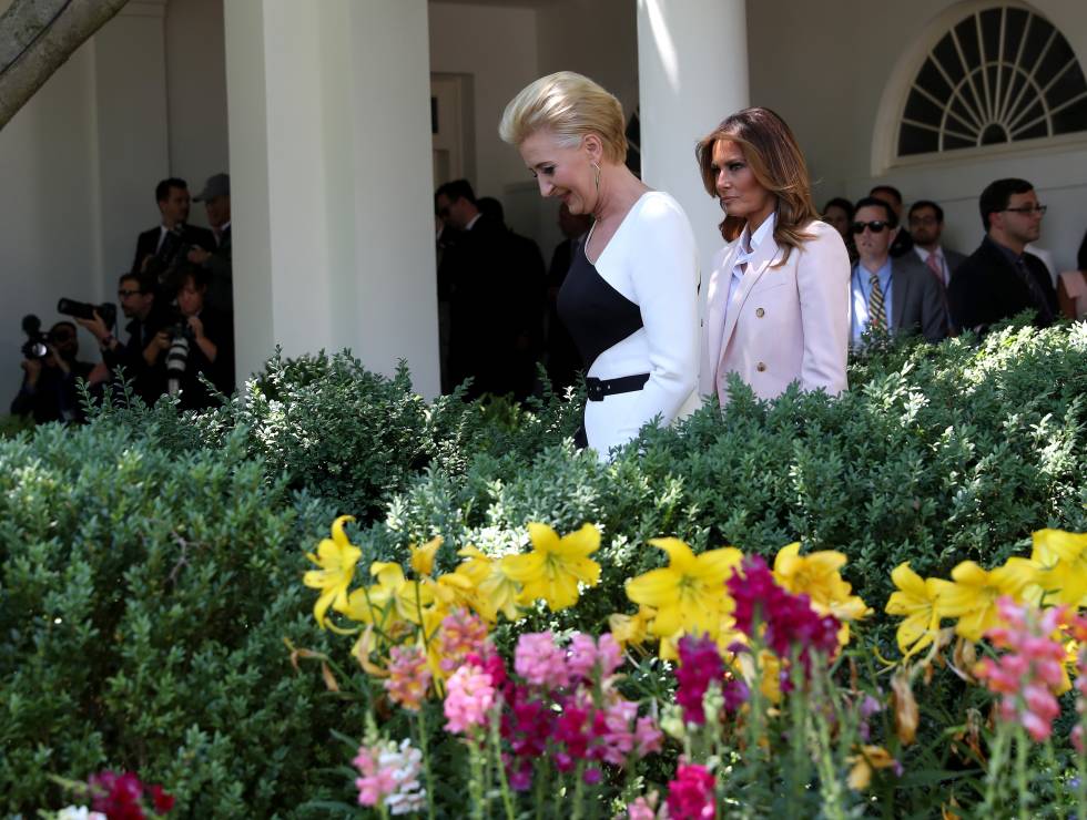 Agata Duda Melania Trump sukienka jak wyglądała żona prezydenta
