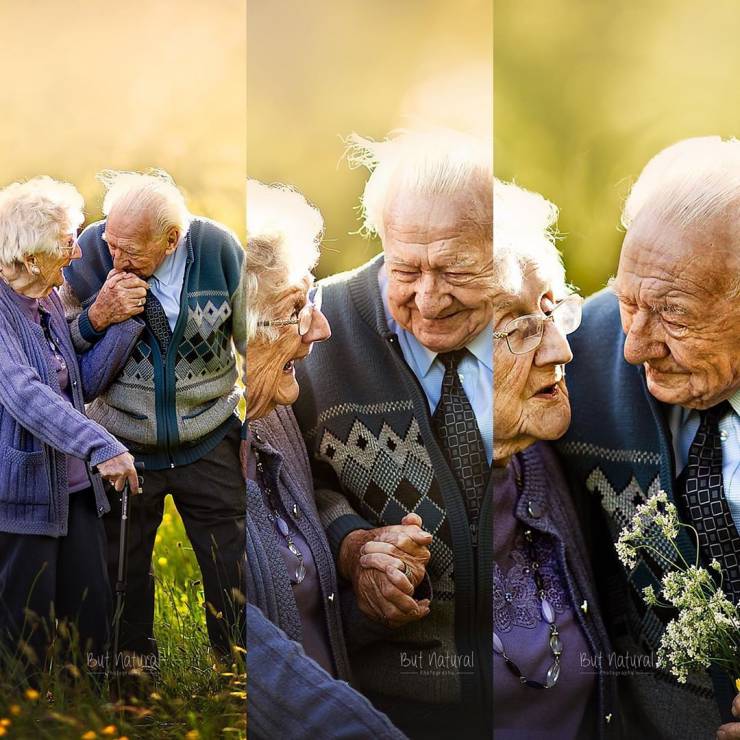 Ta fotografka prosi starsze pary o pozowanie do romantycznych sesji. Efekty jej pracy was poruszą