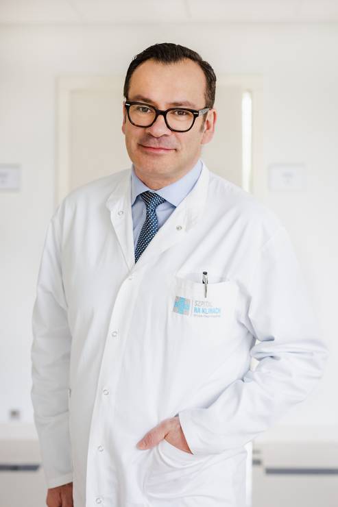 Dr n. med. Paweł Szymanowski, ginekolog w Szpitalu na Klinach w Krakowie, Kierownik Kliniki Ginekologii i Uroginekologii