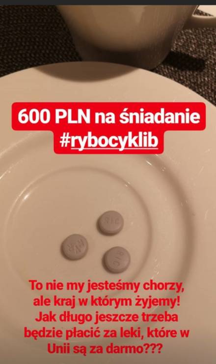 Anna Puślecka pokazała, ile kosztuje jej "śniadanie"