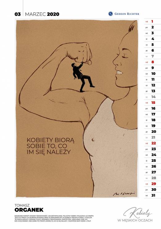 Kalendarz Artystyczny "Kobiety w męskich oczach"