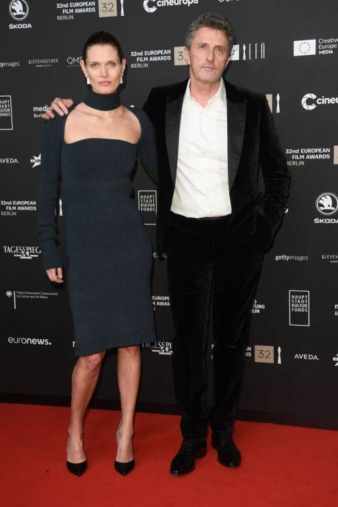 Paweł Pawlikowski i Małgorzata Bela na gali Europejskie Nagrody Filmowe 2019