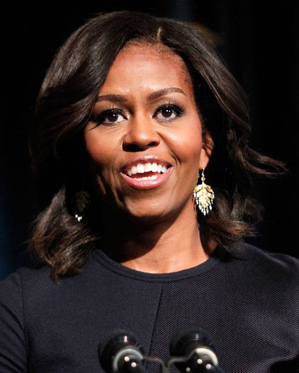 Michelle Obama podczas rozmowy na temat kobiecej prezydentury w USA w 2012 roku