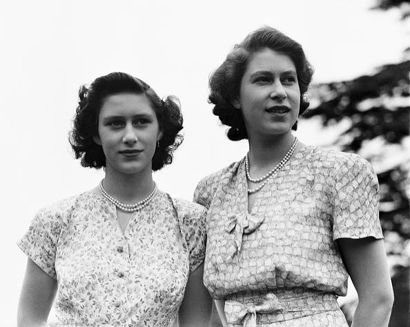 Księżniczka Małgorzata Windsor i królowa Elżbieta II