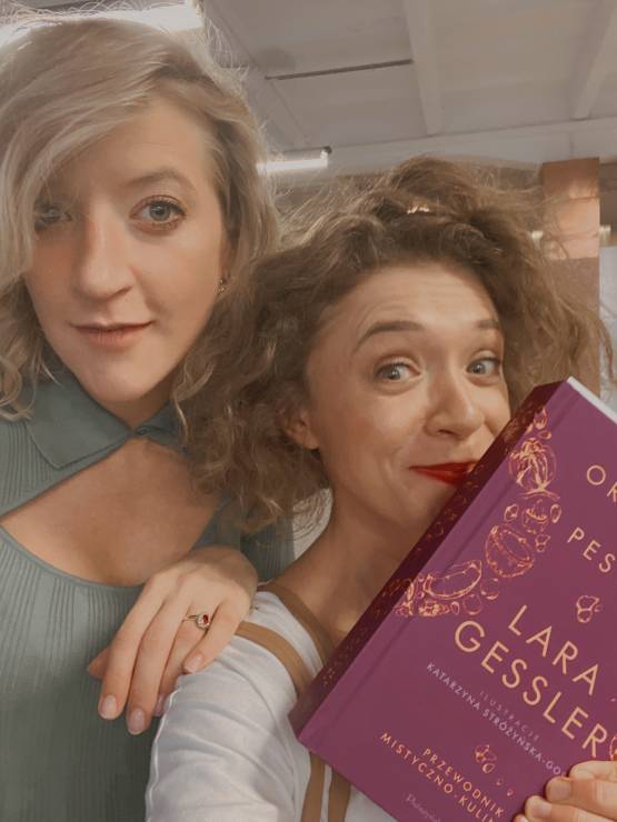 Lara Gessler i Ola Nagel na promocji książki "Orzechy i Pestki"