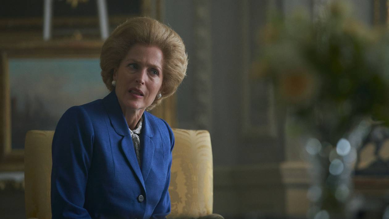 The Crown sezon 4. - Gillian Anderson w roli premier Margaret Thatcher
