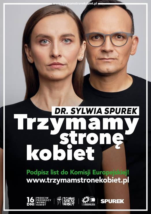 Doktorka Sylwia Spurek i jej partner dr Marcin Anaszewicz przeciwko przemocy wobec kobiet