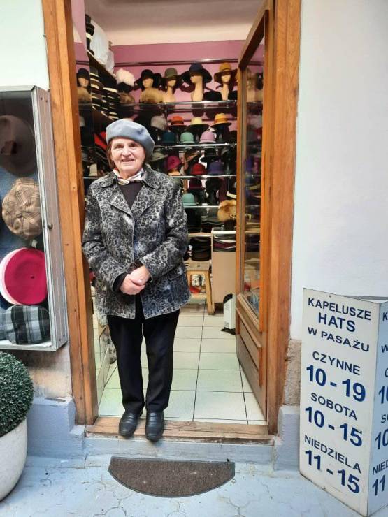 Maria Lipka i jej sklep z kapeluszami na Floriańskiej!