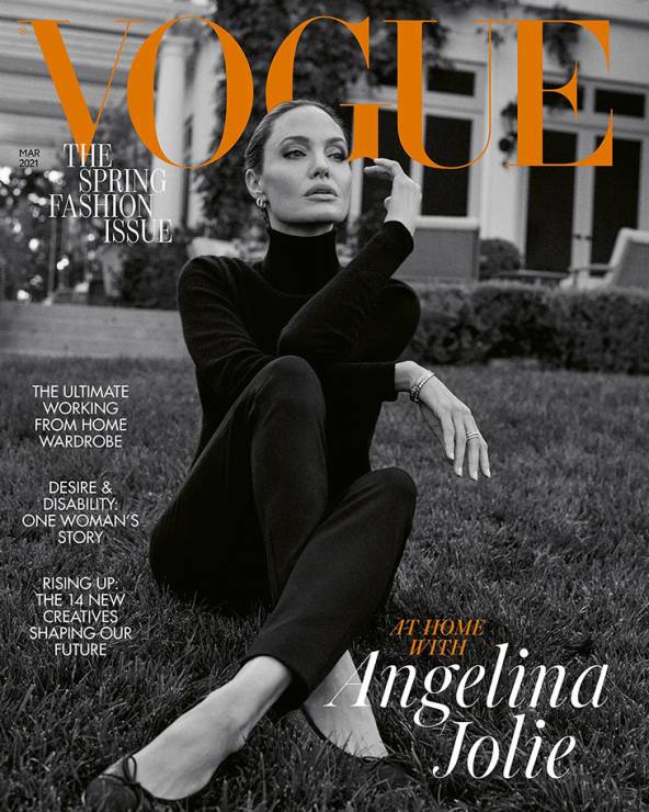 Angelina Jolie w marcowym wydaniu Vogue UK o prawach człowieka i starzeniu się