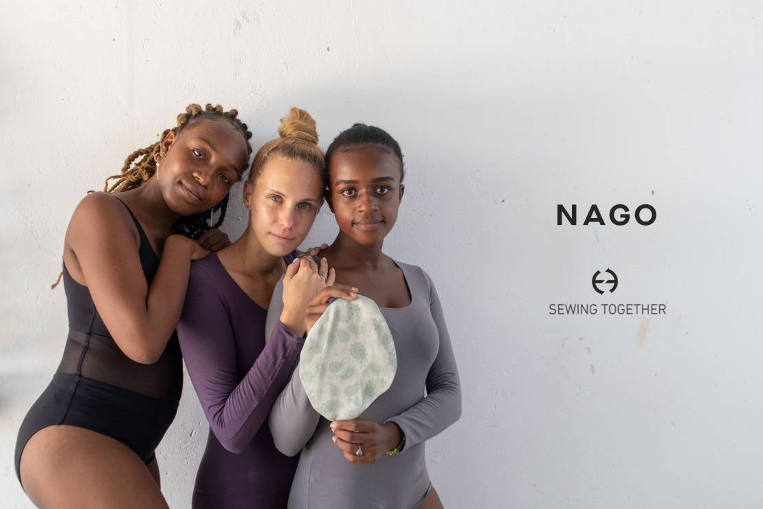 Marka NAGO wspiera ubóstwo menstruacyjne i przekazuje materiały do uszycia wielorazowych podpasek