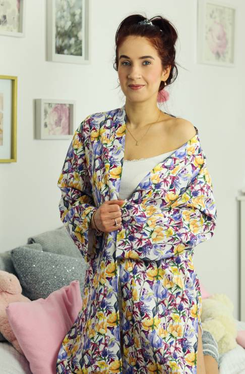 Bluzka w stylu kimono