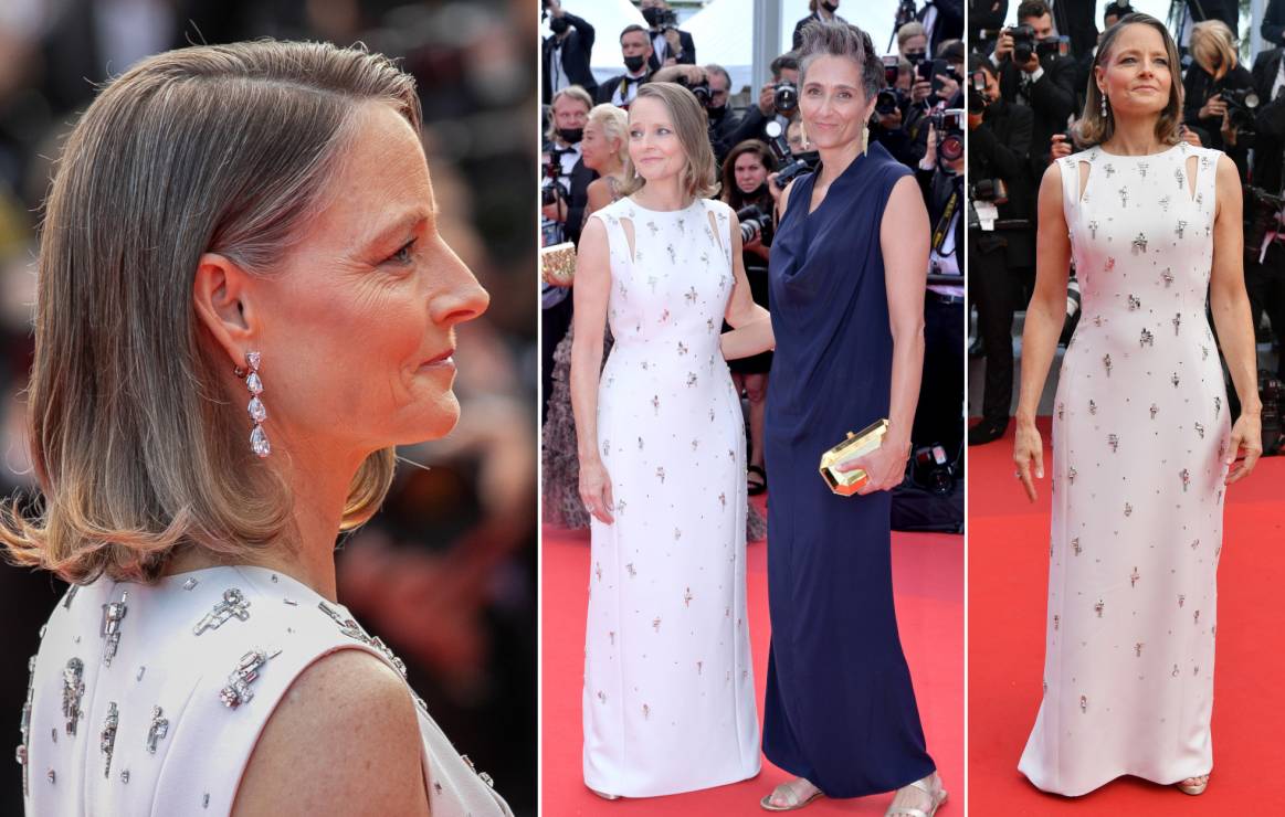 Jodie Foster z żoną na Festiwalu Filmowym w Cannes 2021