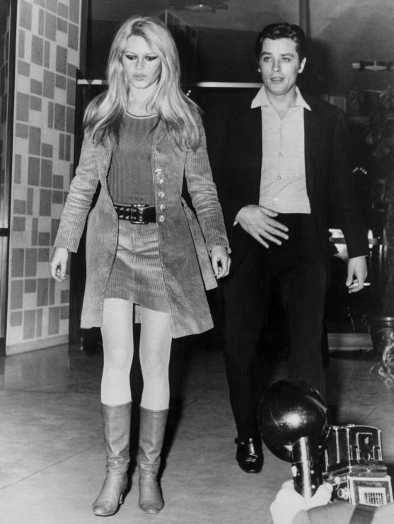 Alain Delon i Brigitte Bardot