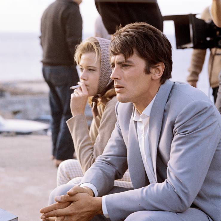 Alain Delon i Jane Fonda