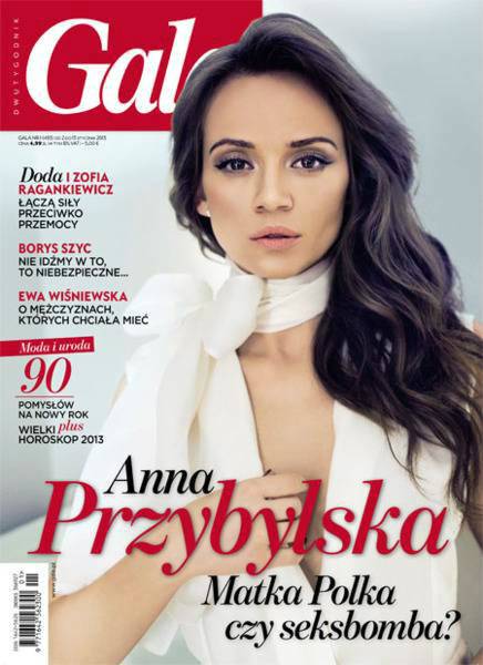 Anna Przybylska na okładce "Gali"