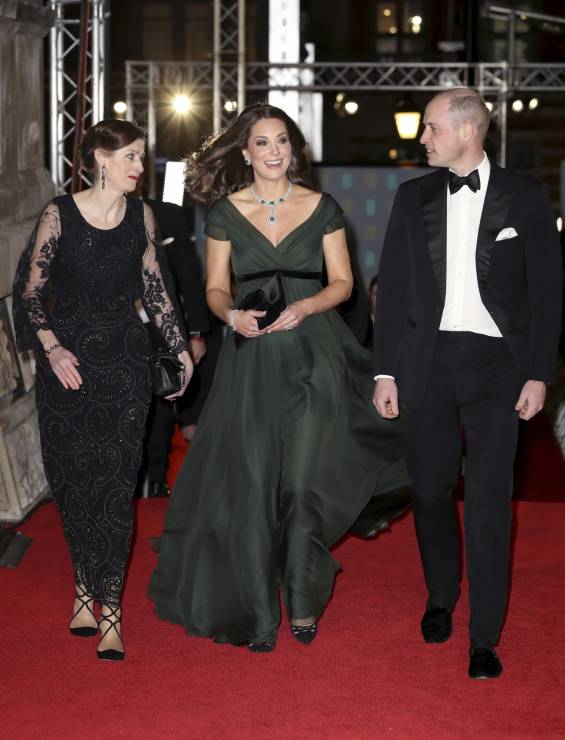 Księżna Kate i książę William na gali BAFTA 2018