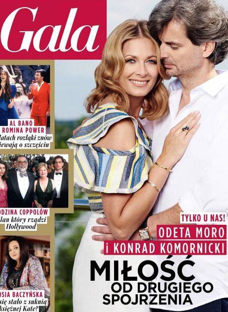 Odeta Moro i Konrad Komornicki w najnowszym magazynie Gala