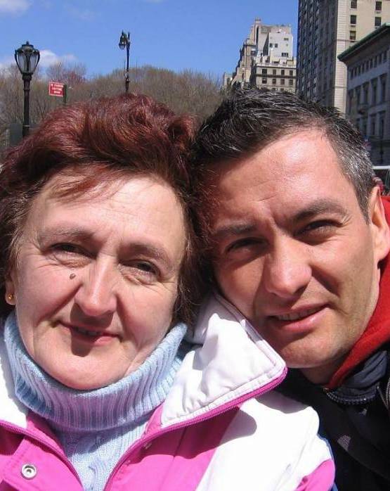 Robert Biedroń i jego mama
